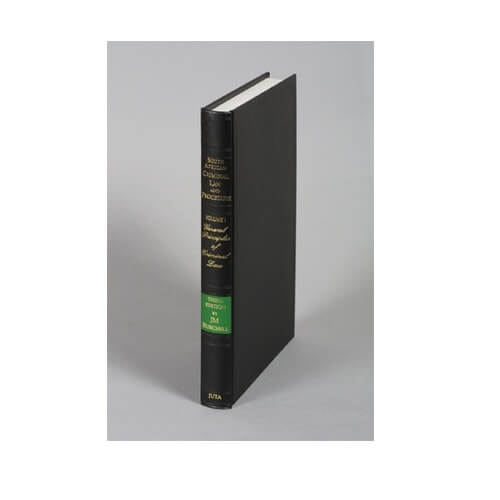 SA Criminal Law & Proc Vol I: Gen Principles of Crim Law 4ed