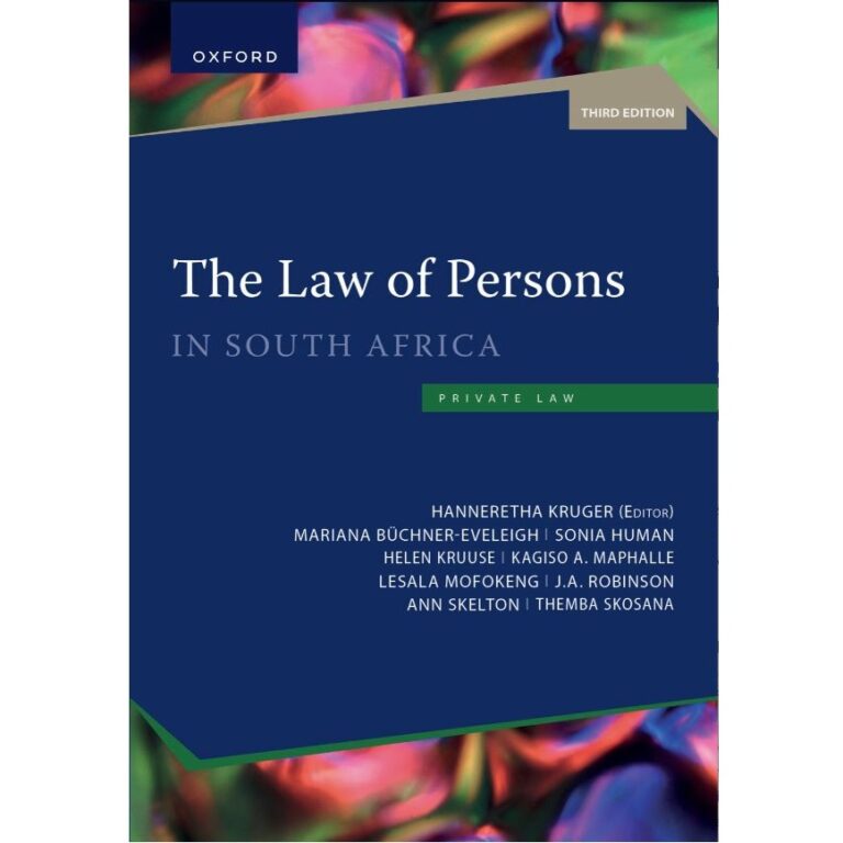 Law of Persons in South Africa 3ed - Discount Textbooks
