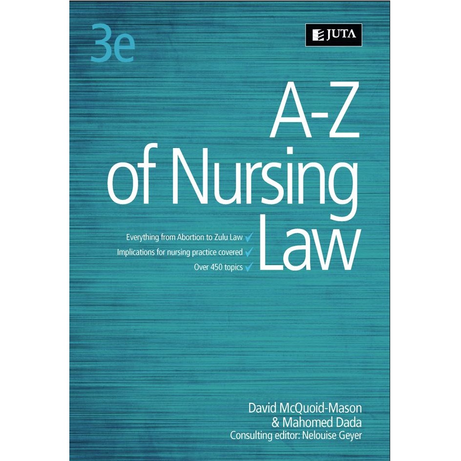 A-Z of Nursing Law 3rd