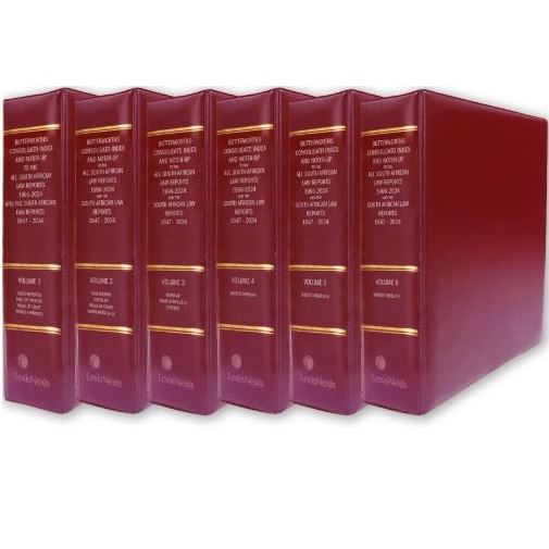 Gracies Consolidated Index and Noter-up to the All SA Law Reports and SA Law Reports 1947 - 2024