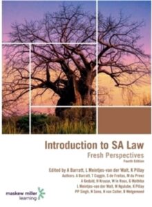 Introduction to South African Law Fresh Perspective 4ed