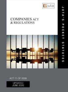 Companies Act 71 of 2008 & Regulations 24ed